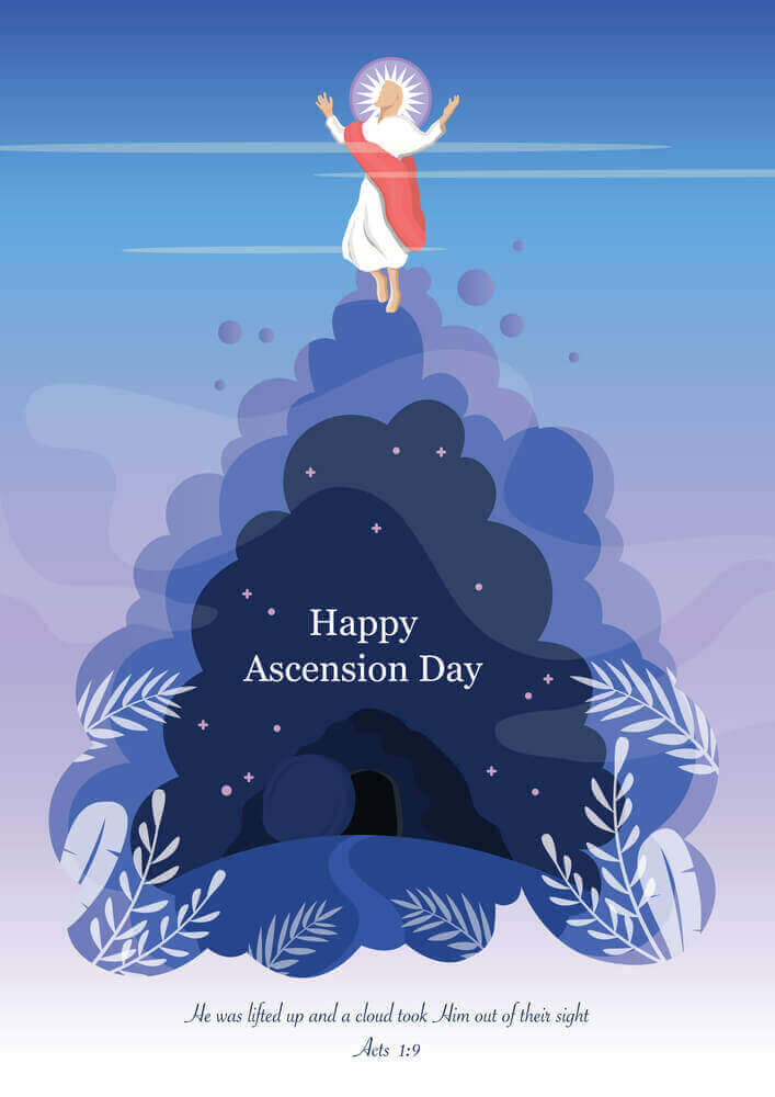 Ascension Day  2023 celebration card