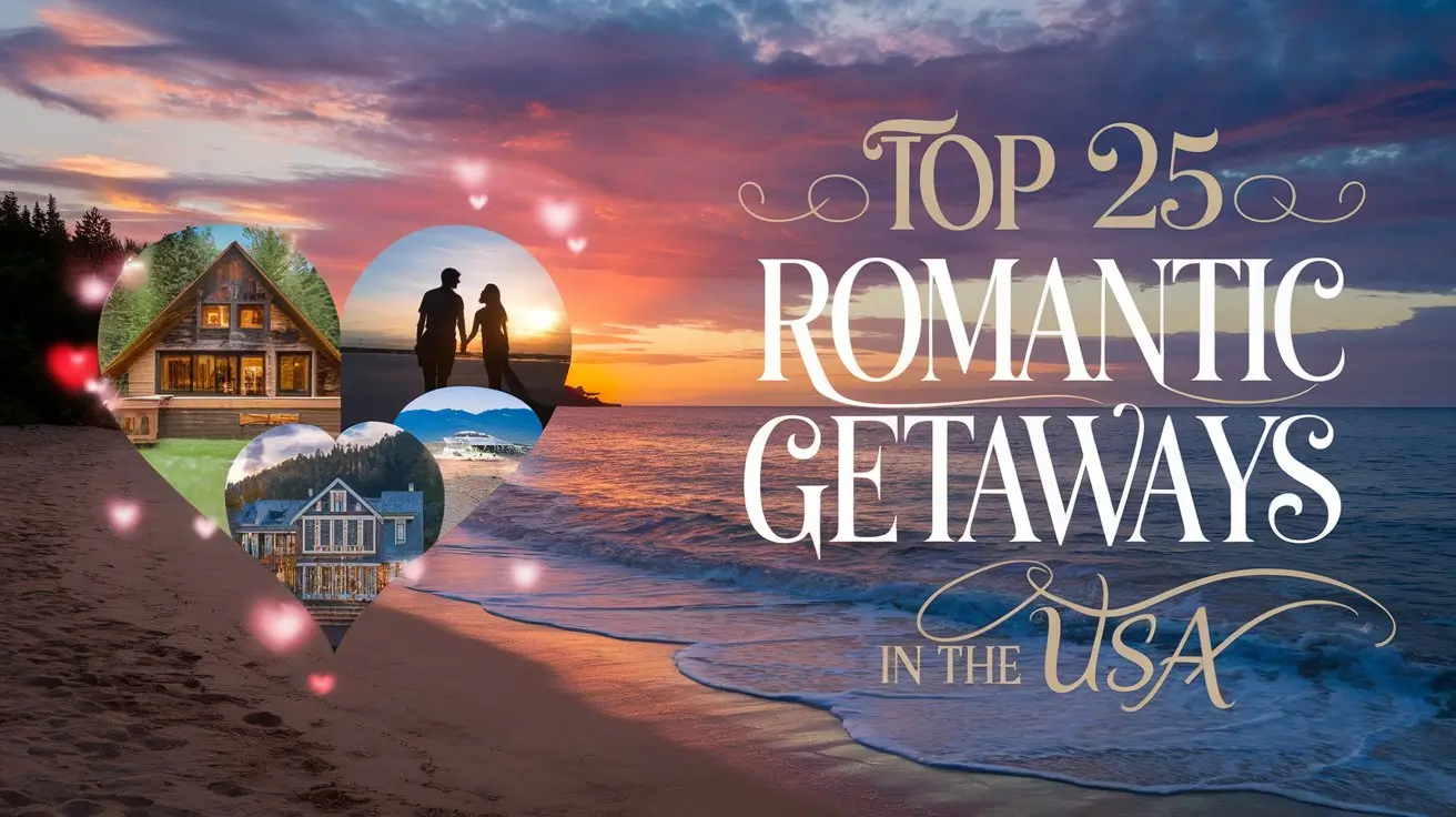 Top 25 Romantic Getaways in the USA for Couples to Explore